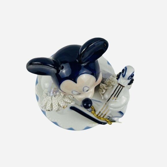RARE Disney Mickey Mouse Cello Music Box Otaru Orgel Japan Hokkaido w Tags LTD - Picture 5 of 11